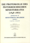 Buchcover Die Protokolle des österreichischen Ministerrates 1848-1867 Abteilung VI: Ministerium Belcredi Band 2