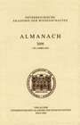 Buchcover Almanach der Akademie der Wissenschaften / Almanach 2009 159. Jahrgang