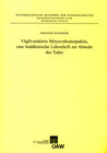 Buchcover Vāgīśvarakīrtis Mŗtyuvañcanopadeśa, eine buddhistische Lehrschrift zur Abwehr des Todes