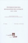 Buchcover Österreichisches Biographisches Lexikon 1815-1950 / Österreichisches Biographisches Lexikon Lieferung 62