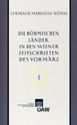 Buchcover Die böhmischen Länder in den Wiener Zeitschriften und Almanachen des Vormärz (1805-1848)