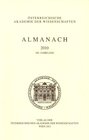 Buchcover Almanach der Akademie der Wissenschaften / Almanach 2010/160.Jahrgang