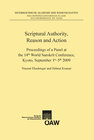 Buchcover Scriptural Authority, Reason and Action
