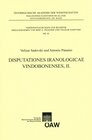 Buchcover Disputationes Iranologicae Vindobonenses, II.