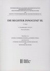 Buchcover Die Register Innocenz III. / Die Register Innocenz´ III., 13. Band
