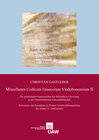 Buchcover Miscellanea Codicum Graecorum Vindobonensium II