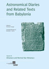 Buchcover Astronomical Diaries and Related Texts from Babylonia
