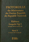 Buchcover Protokolle des Ministerrates der Zweiten Republik der Republik Österreich. Kabinett Leopold Figl I, 20. Dezember 1945 bi