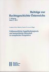 Buchcover Beiträge zur Rechtsgeschichte Österreichs