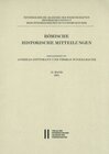Buchcover Römische Historische Mitteilungen / Römische Historische Mitteilungen 57 Band 2015
