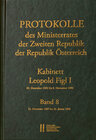 Buchcover Protokolle des Ministerrates der Zweiten Republik, Kabinett Leopold Figl I