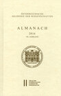 Buchcover Almanach der Akademie der Wissenschaften / Almanach 166. Jahrgang 2016