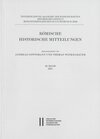 Buchcover Römische Historische Mitteilungen 59/2017