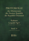 Buchcover Protokolle des Ministerrates der Zweiten Republik der Republik Österreich. Kabinett Leopold Figl I, 20. Dezember 1945 bi