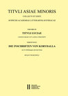 Buchcover Die Inschriften von Korydalla