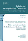 Buchcover Beiträge zur Rechtsgeschichte Österreichs. 10. Jahrgang, Heft 2/2020