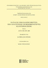 Buchcover Katalog der Handschriften des Augustiner Chorherrenstiftes Klosterneuburg