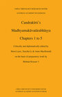 Buchcover Candrakīrti’s Madhyamakāvatārabhāṣya