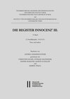 Buchcover Die Register Innocenz’ III. 15. Band