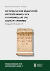 Buchcover Fontes epigraphici religionum Celticarum antiquarum (Corpus F.E.R.C.AN.) II: Provincia Germania inferior