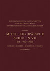 Buchcover Mitteleuropäische Schulen VII (ca. 1400‒1500)
