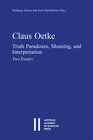 Buchcover Claus Oetke