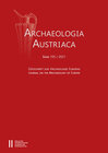 Buchcover Archaeologia Austriaca, Band 105/2021