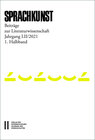 Buchcover Sprachkunst. Beiträge zur Literaturwissenschaft / Sprachkunst – Beiträge zur Literaturwissenschaft, Jahrgang LII/2021, 1