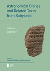 Buchcover Astronomical Diaries and Related Texts from Babylonia