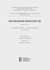 Buchcover Die Register Innocenz III. / Die Register Innocenz' III., 3. Band