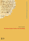 Buchcover The Syriac Script at Turfan