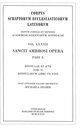 Buchcover Sancti Ambrosi opera, pars X. Epistulae et acta tom. II: Epistularum libri VII‒IX
