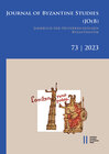 Buchcover Journal of Byzantine Studies, Vol. 73/2023 / Jahrbuch der Österreichischen Byzantinistik, Band 73/2023
