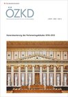 Buchcover Österreichische Zeitschrift für Kunst und Denkmalpflege, Band LXXVII/2023, Heft 3