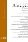 Buchcover Geistes-, sozial- und kulturwissenschaftlicher Anzeiger ‒ Zeitschrift der philosophisch-historischen Klasse der Österrei