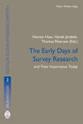 Buchcover The Early Days of Survey Research and Their Importance Today