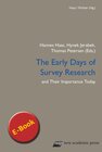 Buchcover The Early Days of Survey Research and Their Importance Today