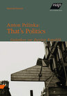 Buchcover Anton Pelinka: That’s Politics