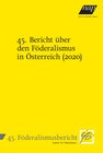 Buchcover 45. Bericht über den Föderalismus in Österreich (2020)