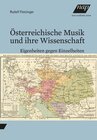 Buchcover Österreichische Musik und ihre Wissenschaft