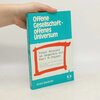 Buchcover Offene Gesellschaft - offenes Universum
