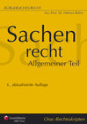 Buchcover Bürgerliches Recht - Sachenrecht Allgemeiner Teil