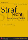 Buchcover Strafrecht - Besonderer Teil II