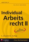 Buchcover Arbeitsrecht - Individualarbeitsrecht II