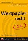 Buchcover Unternehmensrecht (HR) - Wertpapierrecht