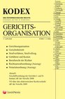 Buchcover KODEX Gerichtsorganisation