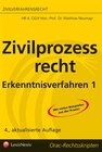 Buchcover Zivilverfahrensrecht-Zivilprozessrecht Erkenntnisverfahren 1