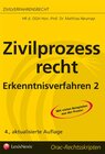 Buchcover Zivilverfahrensrecht - Zivilprozeßrecht Erkenntnisverfahren 2