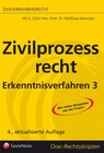 Buchcover Zivilverfahrensrecht - Zivilprozeßrecht Erkenntnisverfahren 3
