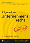 Buchcover Unternehmensrecht - Allgemeines Unternehmensrecht